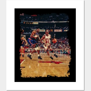 Patrick Ewing vs Michael Jordan, 1993 NBA Eastern Conference Finals Posters and Art